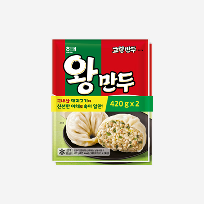 왕만두 420g 제품 이미지